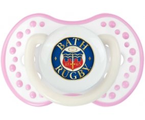 Bath Rugby Sucette LOVI Dynamic Blanc-rose phosphorescente