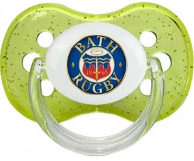 Bath Rugby Tétine Cerise Vert à paillette