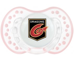 Newport Gwent Dragons Tétine LOVI Dynamic Retro-blanc-rose-tendre classique