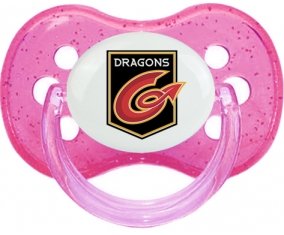 Newport Gwent Dragons Sucette Cerise Rose à paillette