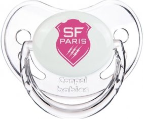 Stade Français Sucette Physiologique Transparent classique