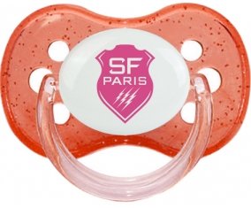 Stade Français Sucette Cerise Rouge à paillette