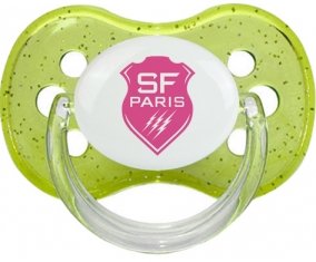 Stade Français Sucette Cerise Vert à paillette