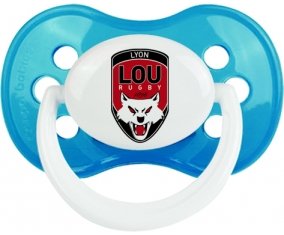 Lyon LOU Rugby Sucette Anatomique Cyan classique