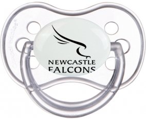 Newcastle Falcons Sucette Anatomique Transparente classique