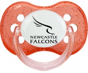 Newcastle Falcons Sucette Cerise Rouge à paillette