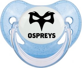 Ospreys Sucette Physiologique Bleue à paillette