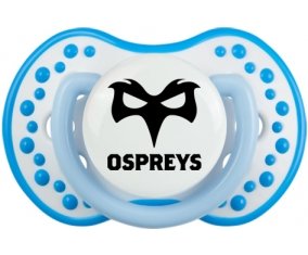Ospreys Sucette LOVI Dynamic Blanc-bleu phosphorescente