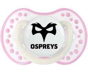 Ospreys Sucette LOVI Dynamic Blanc-rose phosphorescente
