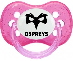 Ospreys Sucette Cerise Rose à paillette