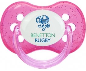 Benetton Treviso Tétine Cerise Rose à paillette
