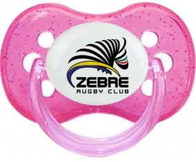 Zebre RC Sucette Cerise Rose à paillette