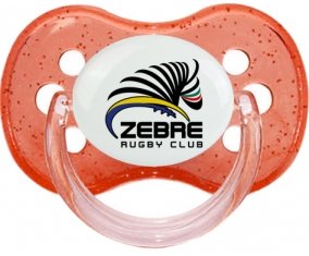 Zebre RC Sucette Cerise Rouge à paillette