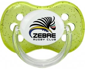 Zebre RC Sucette Cerise Vert à paillette