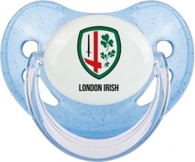 London Irish Sucette Physiologique Bleue à paillette
