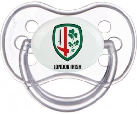 London Irish Sucette Anatomique Transparente classique