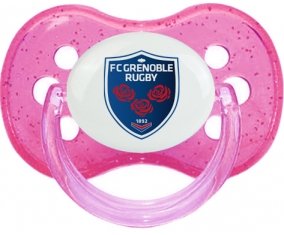 FC Grenoble Rugby Sucete Cerise Rose à paillette