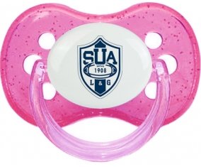 SU Agen L&G Sucette Cerise Rose à paillette