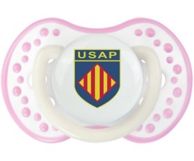 USA Perpignan Sucette LOVI Dynamic Blanc-rose phosphorescente