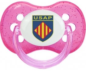 USA Perpignan Sucette Cerise Rose à paillette