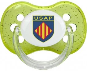 USA Perpignan Sucette Cerise Vert à paillette