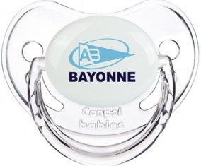 Aviron Bayonnais Rugby Sucette Physiologique Transparent classique