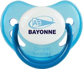 Aviron Bayonnais Rugby Sucette Physiologique Bleue phosphorescente