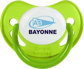 Aviron Bayonnais Rugby Sucette Physiologique Vert phosphorescente