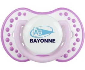 Aviron Bayonnais Rugby Sucette LOVI Dynamic Blanc-mauve classique
