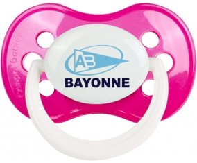 Aviron Bayonnais Rugby Sucette Anatomique Rose foncé classique