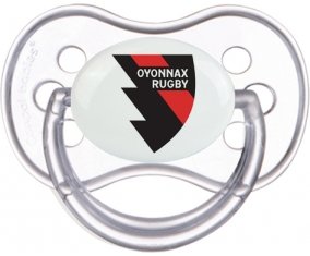 Oyonnax Rugby Sucette Anatomique Transparente classique