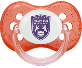 Timi?oara Saracens Tétine Cerise Rouge à paillette