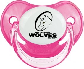Bucarest Wolves Sucette Physiologique Rose classique