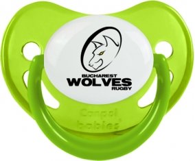 Bucarest Wolves Sucette Physiologique Vert phosphorescente