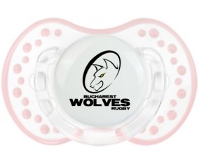 Bucarest Wolves Sucette LOVI Dynamic Retro-blanc-rose-tendre classique
