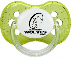 Bucarest Wolves Sucette Cerise Vert à paillette