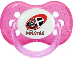 Cornish Pirates Tétine Cerise Rose à paillette