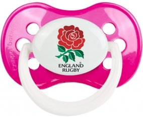 England Rugby XV Tétine Anatomique Rose foncé classique