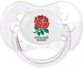 England Rugby XV Sucette Cerise Transparent classique