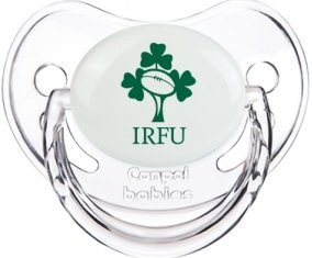 Irland Rugby XV Sucette Physiologique Transparent classique