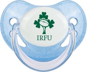 Irland Rugby XV Sucette Physiologique Bleue à paillette