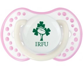 Irland Rugby XV Sucette LOVI Dynamic Blanc-rose phosphorescente