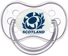 Scotland Rugby XV Sucette Anatomique Transparente classique