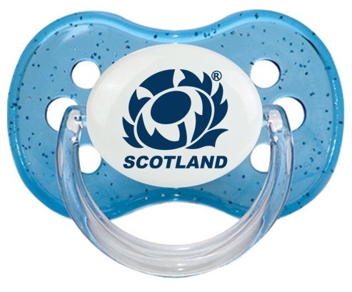 Scotland Rugby XV Sucette Cerise Bleu à paillette