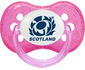 Scotland Rugby XV Sucette Cerise Rose à paillette