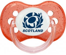 Scotland Rugby XV Sucette Cerise Rouge à paillette