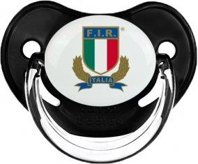 Italia Rugby XV Sucette Physiologique Noir classique