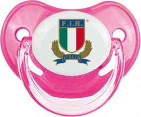Italia Rugby XV Sucette Physiologique Rose classique
