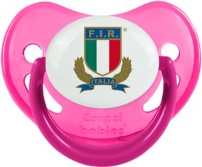 Italia Rugby XV Sucette Physiologique Rose phosphorescente