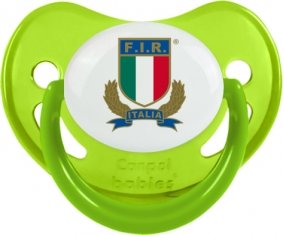 Italia Rugby XV Sucette Physiologique Vert phosphorescente
